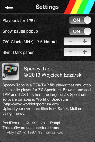 Speccy Tape screenshot 4