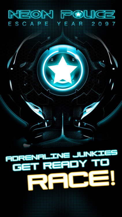 A Neon Police Escape Chase Future Sprint Battle Free Version HD