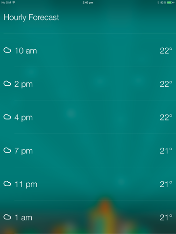 Screenshot #5 pour Palm Weather