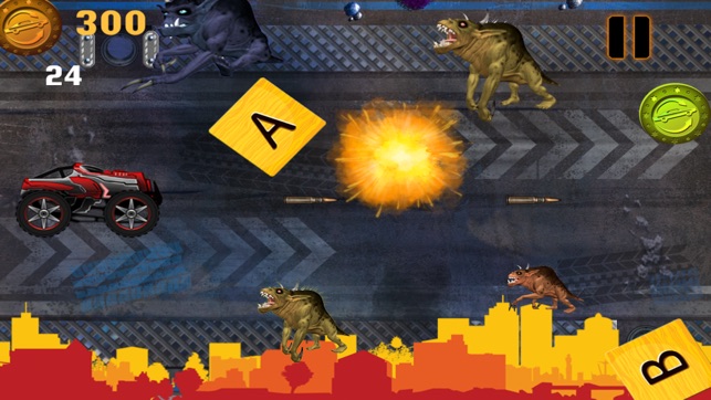 Abaiser Monster Trucks Vs Zombies: Free Words War Game(圖3)-速報App