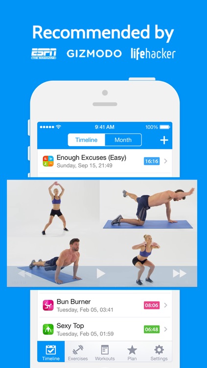 Instant Fitness : 600+ exercises, 100+ workouts, home, exercise workout trainer, 7 minute workout, on-the-go personal mobile fitness trainer by Fitness Buddy and Instant Heart Rate