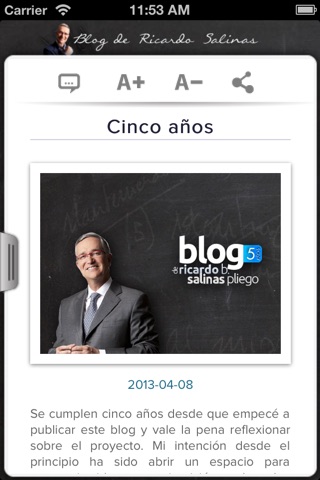 Blog de Ricardo Salinas screenshot 3