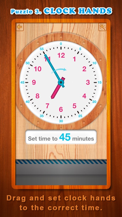 Clockwork Puzzle - Learn to Tell Time