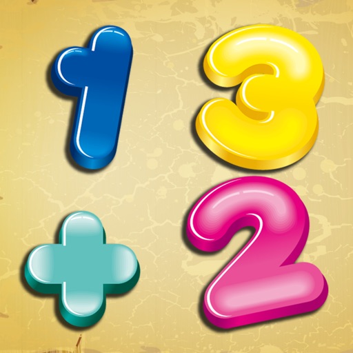 Baby number addition and subtraction icon