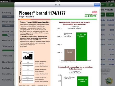 Inoculant Value Calculator screenshot 2