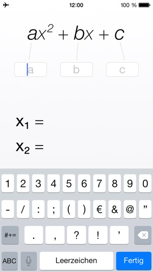 Quadratische Lösungsformel(圖1)-速報App