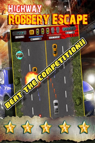 Fast Highway Robbery Race-r - Real Robbers Escape From Cop Cars screenshot 2