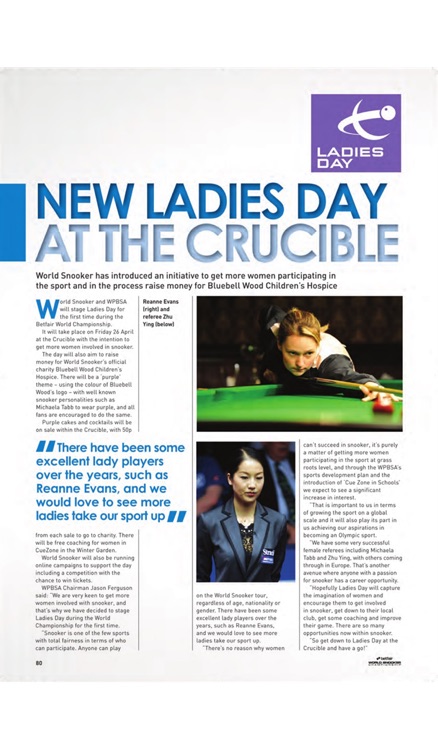 World Snooker Championship Official Programme screenshot-3