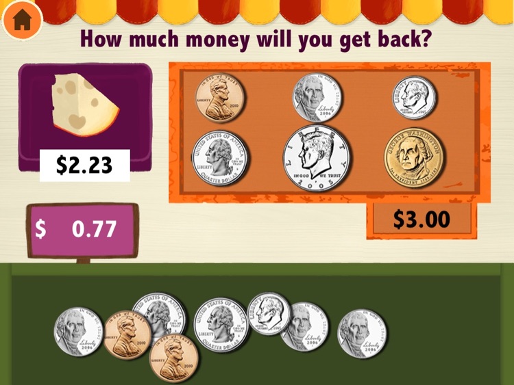 Amazing Coin Math(USD):money learning & counting game for kids