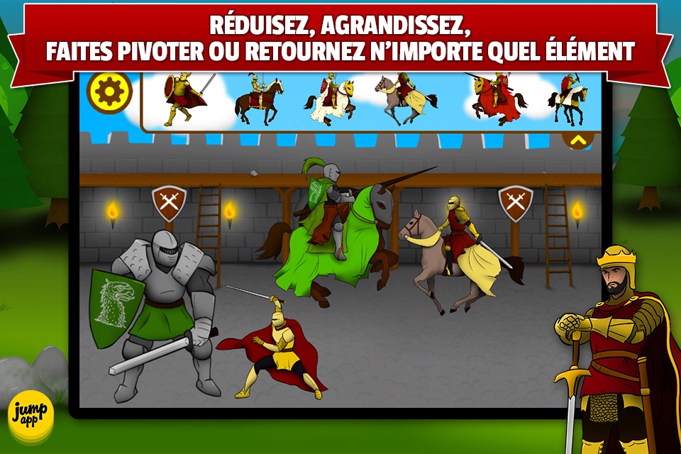 Sticker Play: Knights, Dragons and Castles screenshot 4