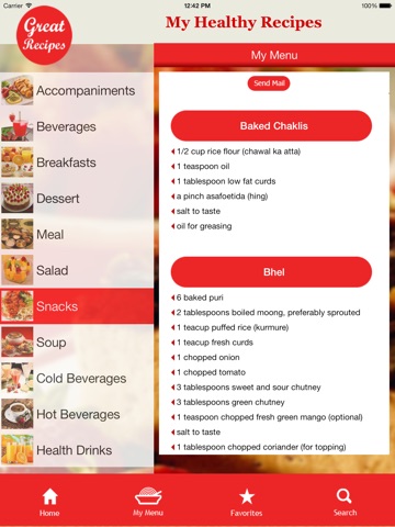 Great Recipes screenshot 2