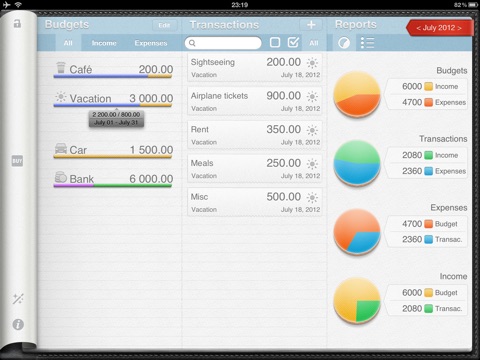 Budget Notes HD for Home Budget screenshot 3