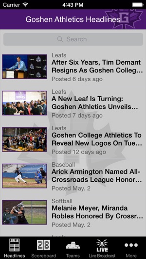 Goshen College Athletics(圖1)-速報App