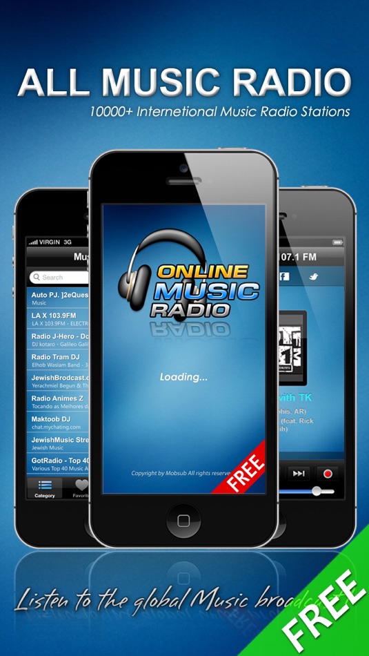 #1. All Music Radio Free (iOS) От: mobsub.
