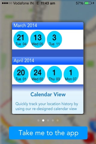 Geo Calendar: Map My Day screenshot 2