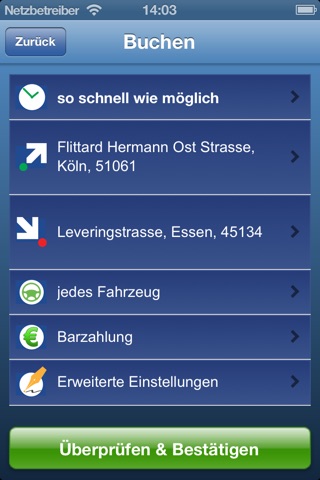 Taxiruf 3333 Leverkusen eG screenshot 4