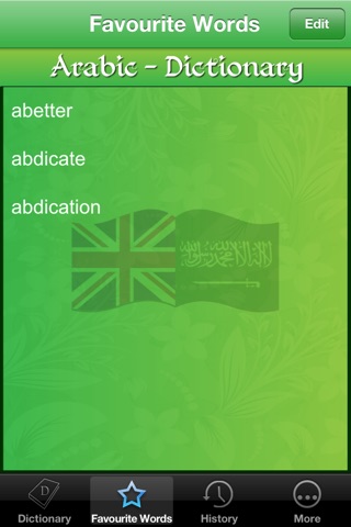 English To Arabic Offline Dictionary - Pro screenshot 3