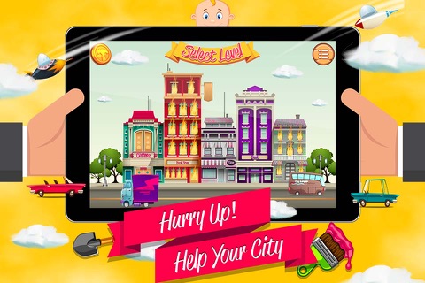 Baby Builder Frenzy - Crazy City Rescue Challenge screenshot 2