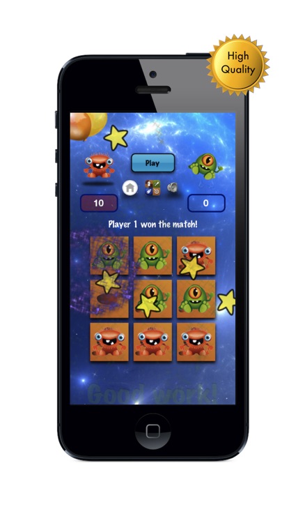 Tic Tac Alien Clash: Far Away Galaxy Match - Free Game Edition for iPad, iPhone and iPod