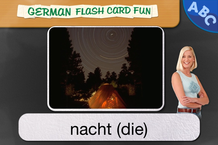 German Flash Card Fun - Flash Cards A to Z