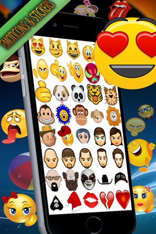 Creative Emoji Booth -attach new popular emoticon stickers on photo & share with friends screenshot 2