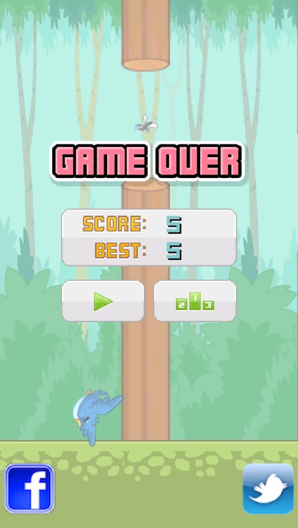 Tiny Flappy Hungry Bird - A clumsy little bird's endless search for food screenshot-4