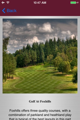 Foxhills GC screenshot 2