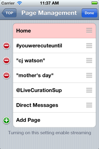 LiveCuration Lite - Multi-column streaming Twitter client screenshot 3