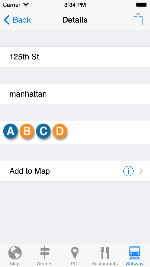New York Offline Map - Address, Subway & Restaurant Finder Screenshot 4