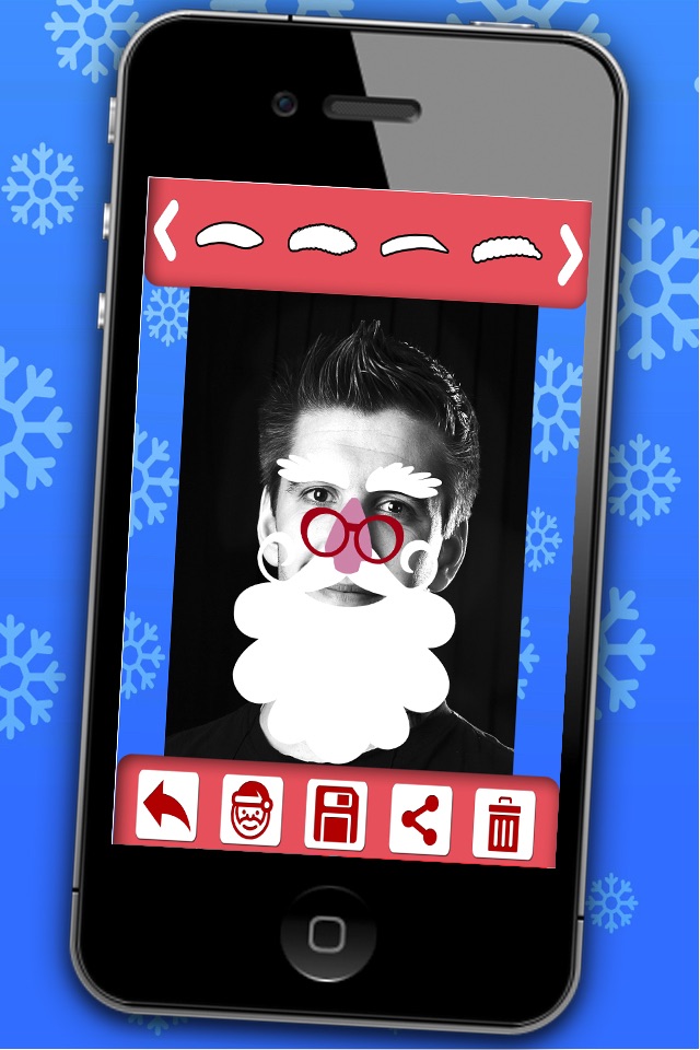 Christmas photo editor - photo stickers of Santa Claus and Christmas screenshot 4