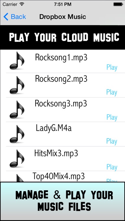 Drop N Play music box - Turn your dropbox folders into a personal cloud music player screenshot-3