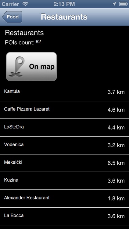 Montenegro Offline Map - PLACE STARS screenshot-3