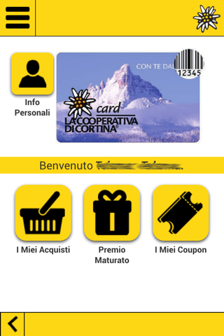 Cooperativa Cortina Card screenshot 2