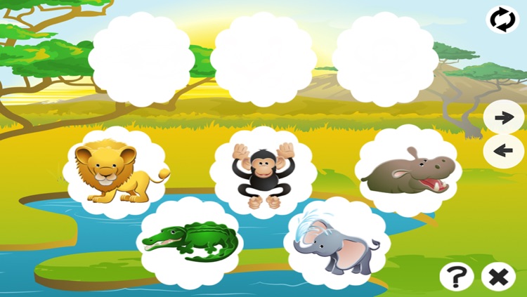 Animal Memorize! Learning game for children with safari animals screenshot-4