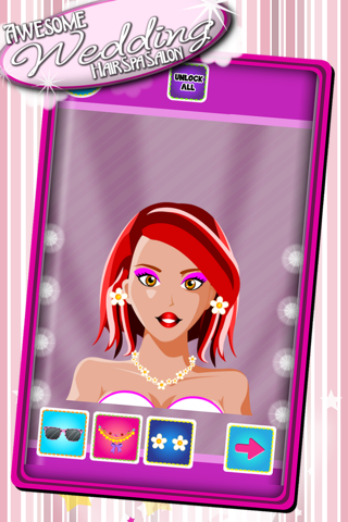 Awesome Wedding Hair Spa Salon - Dress up game for girls free screenshot 4