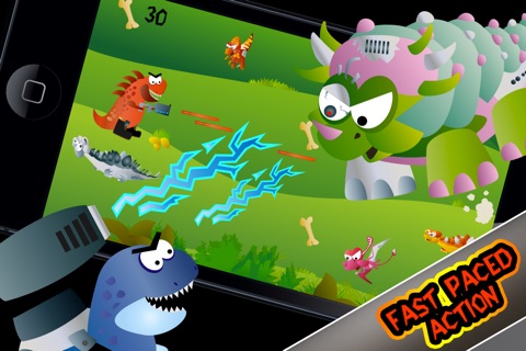Mega Dino Wars Free - Crush Angry Tiny Dinosaurs! screenshot 3