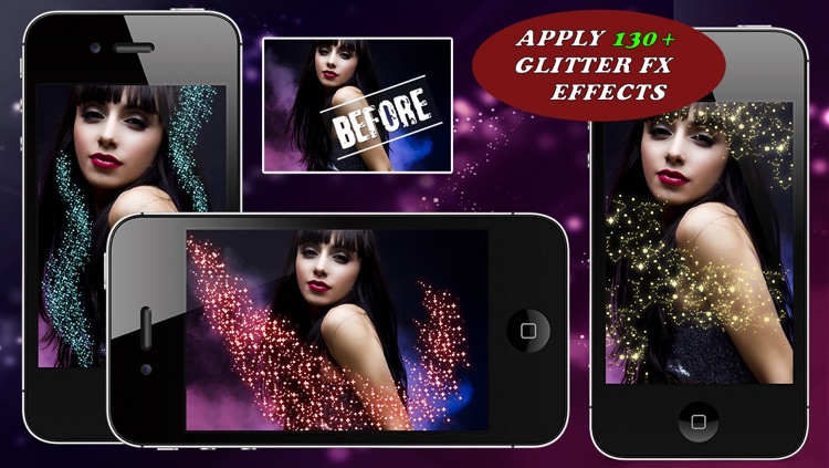 Amazing Glitter FX - Attractive Glitter HD FX Effects to make your Pic more Charming