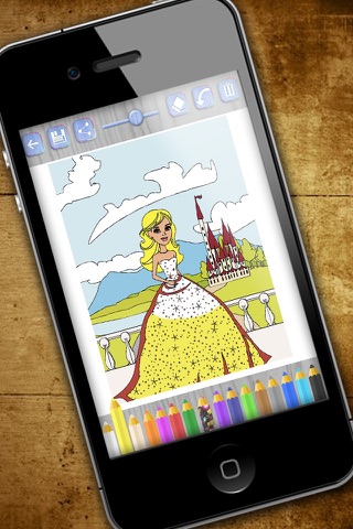 pintar princesas mágico - libro para colorear a la princesa- Premium screenshot 3