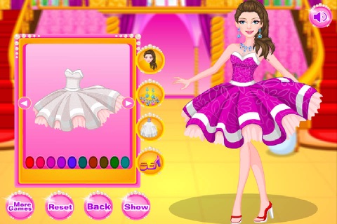Princess Party Dress Design screenshot 4