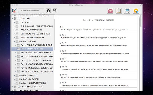 California State Laws (2014 CA Codes)(圖4)-速報App