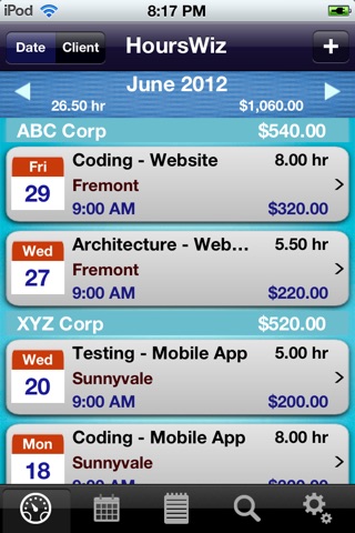 HoursWiz Pro - Personal hours keeper, time tracker & timesheet manager screenshot 2