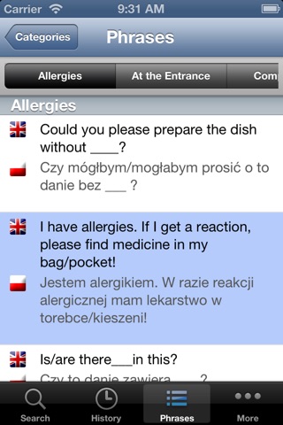 English Polish Dictionary screenshot 3