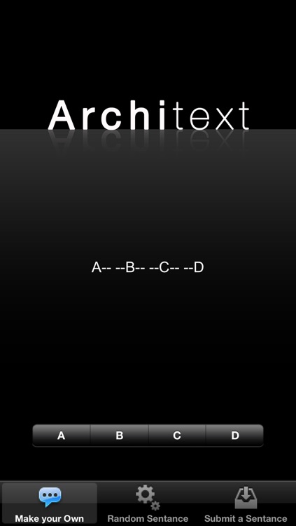 ArchiText - sentence generator