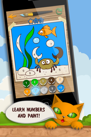 Kids Coloring and Math - Coloring book for kids Free screenshot 3