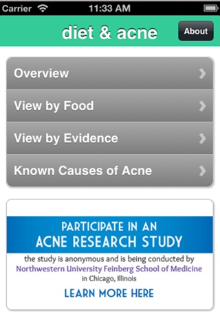 diet & acne screenshot 3