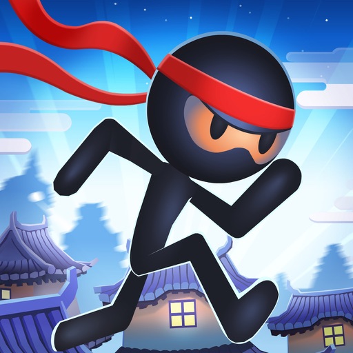 Stickman Ninja Runner iOS App