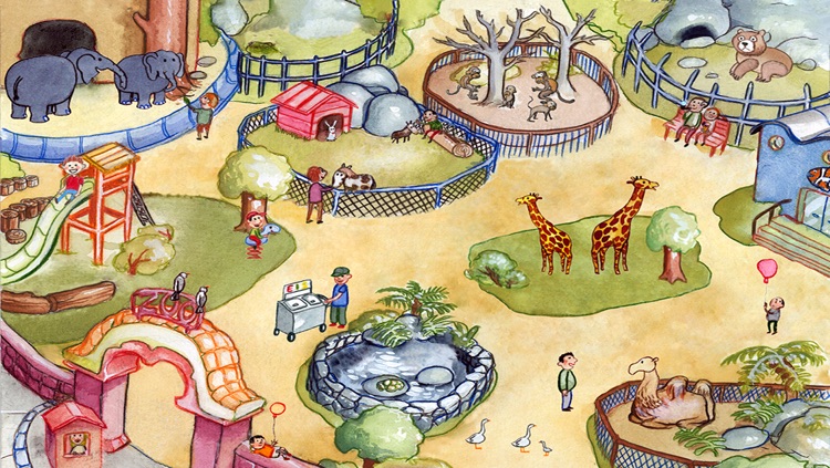 My Zoo Animals: Toddler's Seek & Find Book