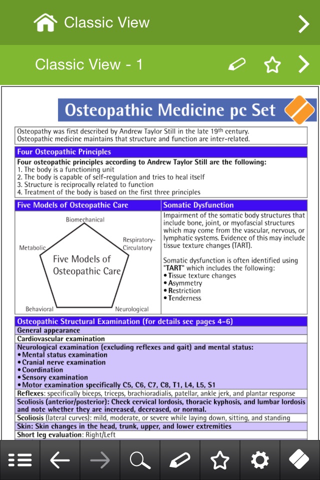 Osteopathic Medicine pocketcards screenshot 4