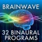32 Advanced Brainwave Entrainment Sequences Combined with Relaxing Ambient Music, Soothing Nature Sounds, or your own iTunes Music (includes Playlist Creator so you can create an iTunes playlist for each program) * Run with other apps like Spotify, TuneIn, Podcasts, or Audio Book Readers * Includes Binaural Programs for Sleep, Focus, Energy, Positive Mood, Confidence, Anxiety, Stress Relief, Relaxation, Memory, Meditation and much more