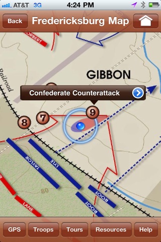 Fredericksburg Battle App screenshot 3